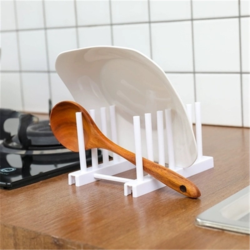 Giá Đỡ Nắp Nồi/Dĩa/Cốc/Muỗng Đa Năng Chất Lượng Cao Cho Nhà Bếp