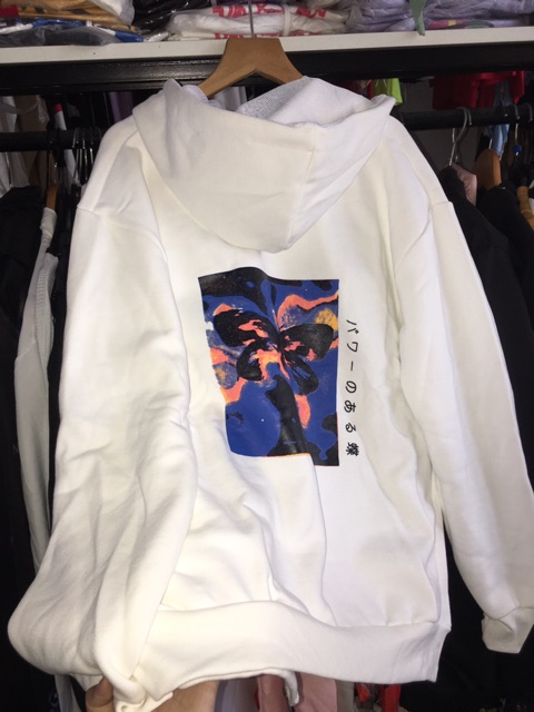 Áo khoác hoodie nỉ dây kéo form rộng BƯỚM Ulzzang (ẢNH THẬT) | BigBuy360 - bigbuy360.vn