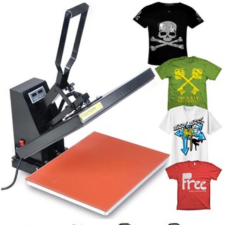 Máy ép áo chuyển nhiệt mâm đúc loại tốt màu đen khổ 40cmx60cm