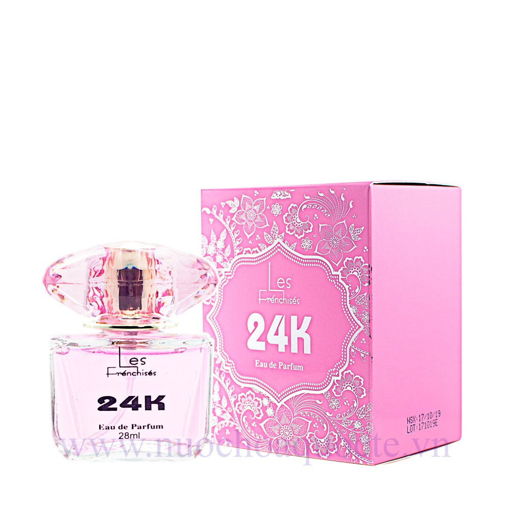 Nước hoa Nữ For Her Les Frénchisés 24K Pink 28ml