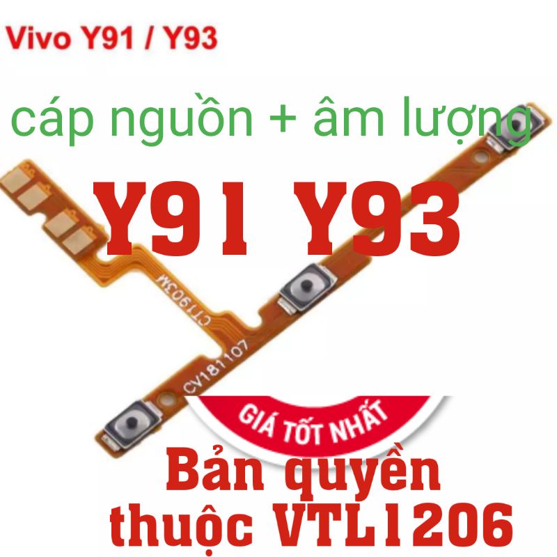 Cáp nguồn âm lượng Vivo Y91 Y93