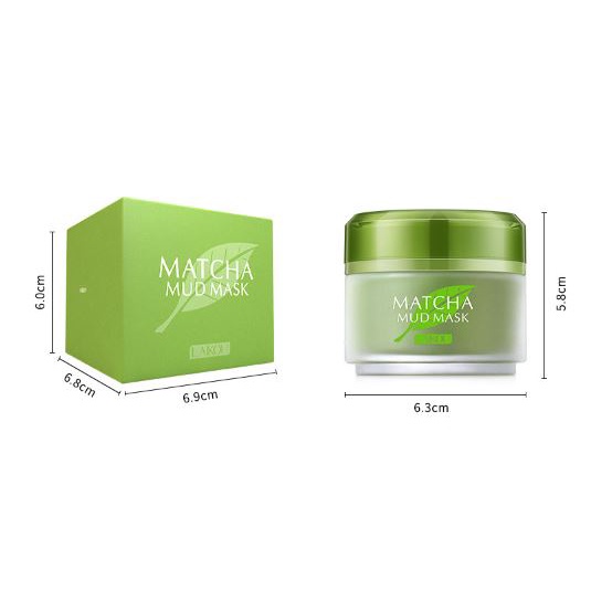 HỘP MẶT NẠ Bùn Trà Xanh LAIKOU Matcha Mud Mask