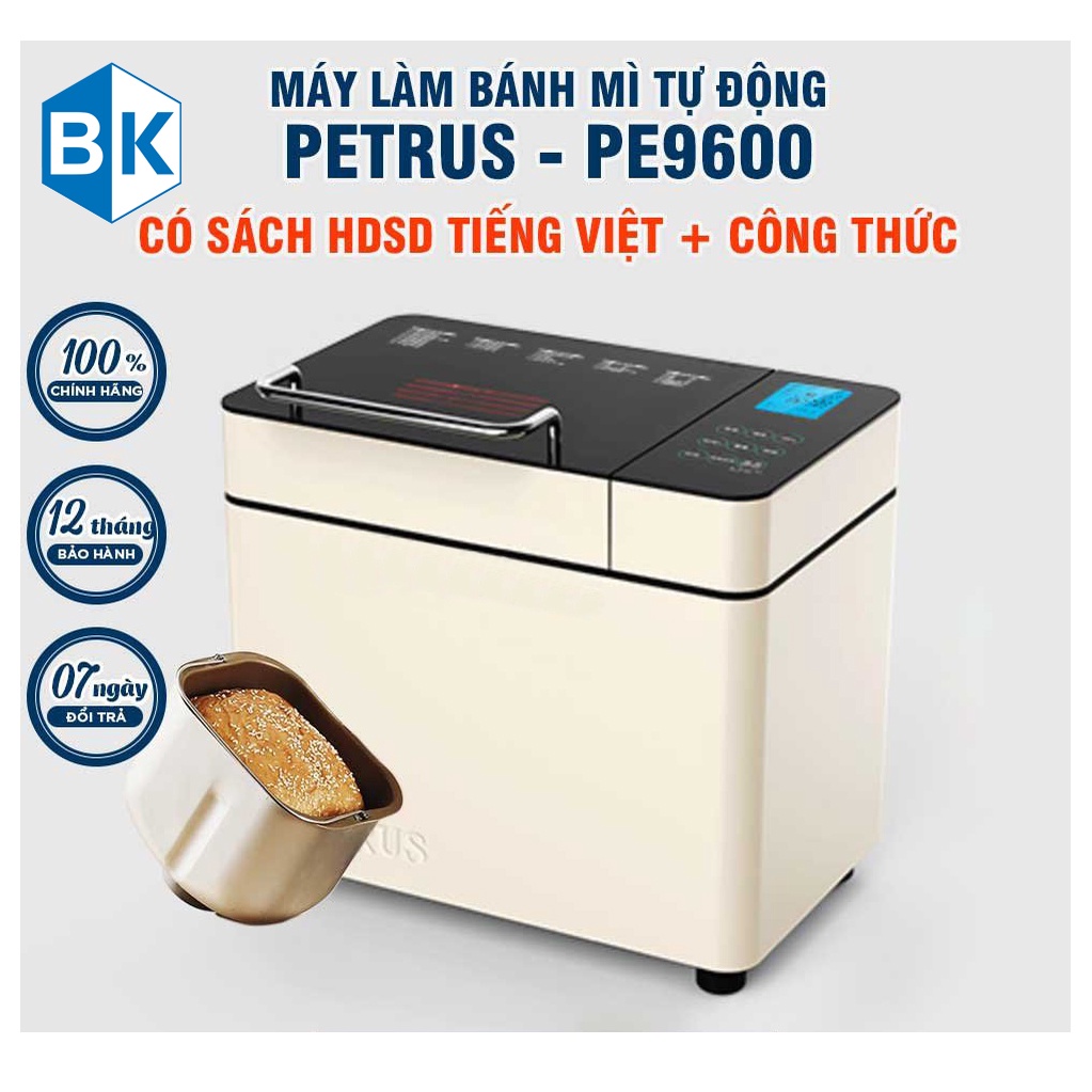 Nồi Chiên Không Dầu Lorente LT-1600  Điều khiển cảm ứng, Máy làm bánh mì tự động Petrus PE9600VN