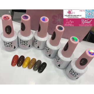 Sét Sơn Nứt BoBo Đẹp Sang Chảnh  (Sét 6 chai)