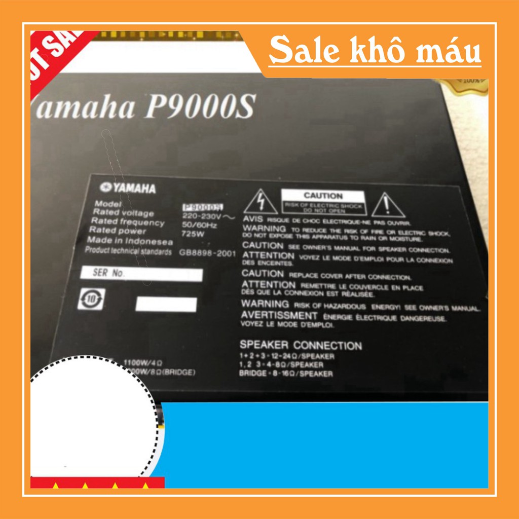 [ hàng chính hãng ] Cục đẩy công suất Yamaha P9000S 40 sò lớn - Cục đẩy công suất 9000.bảo hành 12 tháng