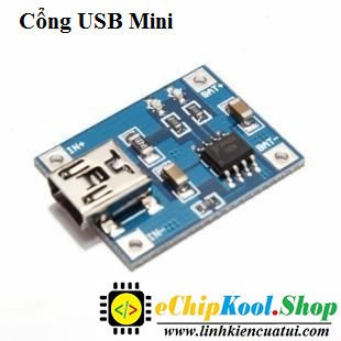 Mạch sạc pin lithium 1A TP4056 - V1.0