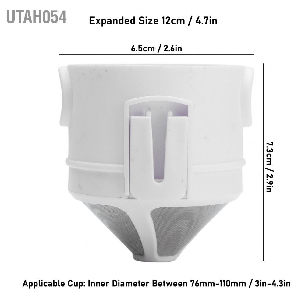 [Hàng Sẵn] Bộ lọc cà phê nhỏ giọt thiết kế sang trọng có thể tái sử dụng【Utah054】