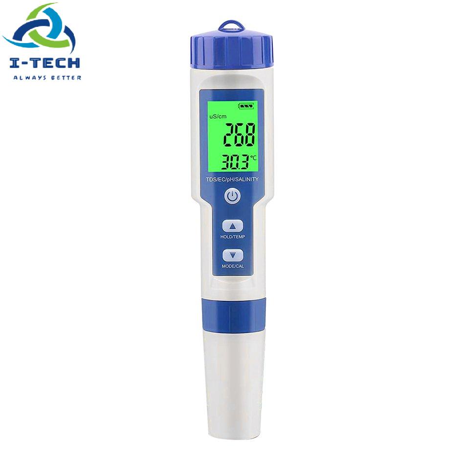 Bút đo nhiệt độ kỹ thuật số 5 trong 1 TDS EC PH