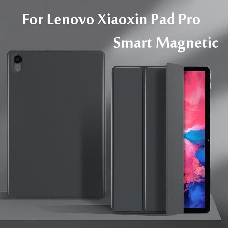 Ốp máy tính bảng siêu mỏng có giá đỡ nam châm cho Lenovo Xiaoxin Pad Pro "2021 Lenovo P11 Pad Plus