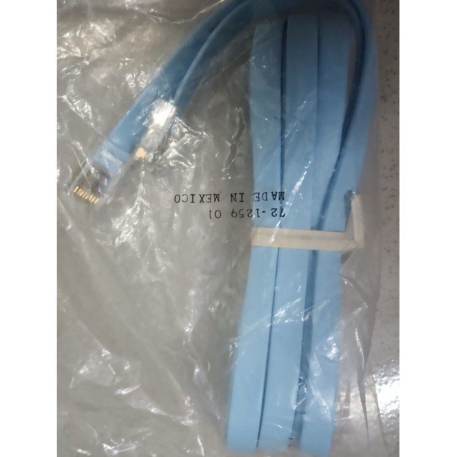 Cáp Cisco đời mới 72-1259, cáp dẹp hai đầu RJ45, dùng để cấu hình Router, Switch, Firewall Cisco