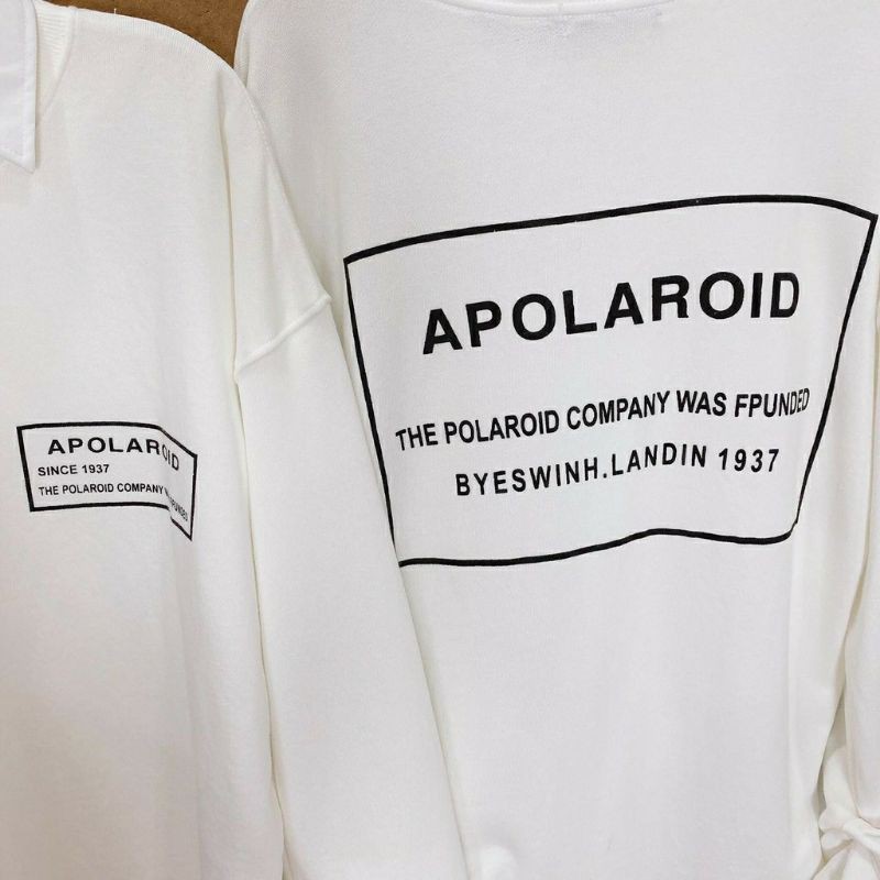 Áo Sweater APOLAR xẻ tà form rộng unisex (Ảnh thật)
