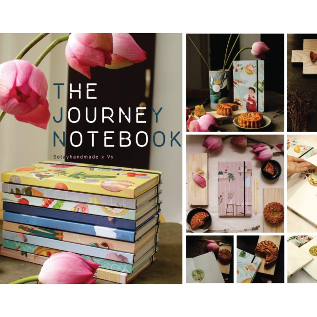 The Journey Notebook - 100gsm - Sổ tay Bullet Journal - Ruột dotgrid - STHM stationery