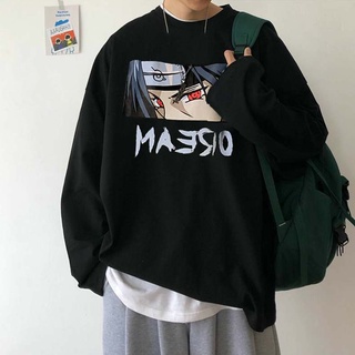 sweater tay dài dáng rộng in hình Naruto phong cách Hàn Quốc cho nam