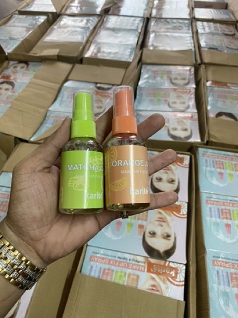 Xịt khóa trang điểm karite hương trái cây | BigBuy360 - bigbuy360.vn