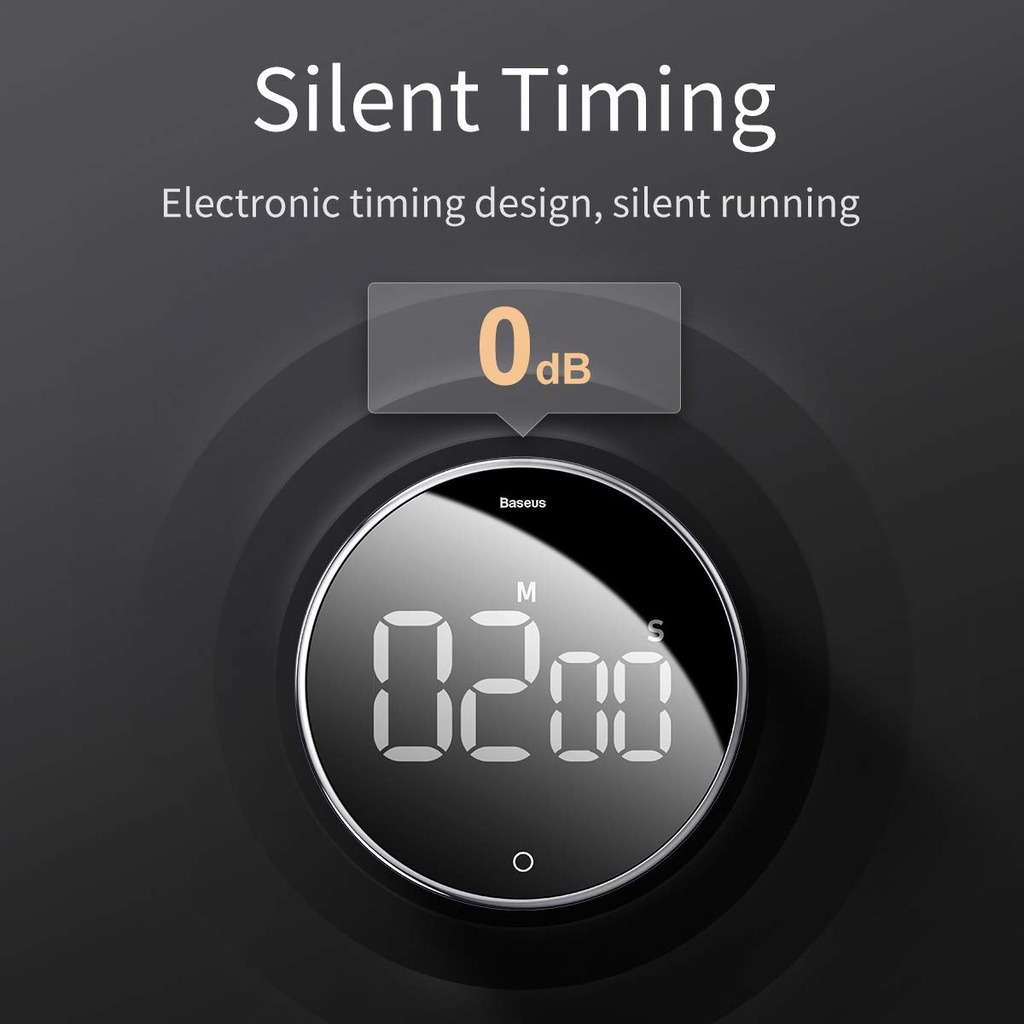 Đồng hồ kỹ thuật số Baseus có hỗ trợ hẹn giờ