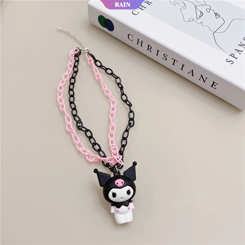 SANRIO Vòng cổ Mặt Hoạt Hình Kuromi Đáng Yêu