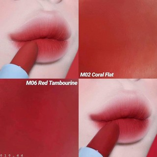Romand Zero Layer Lipstick M06 đỏ thuần