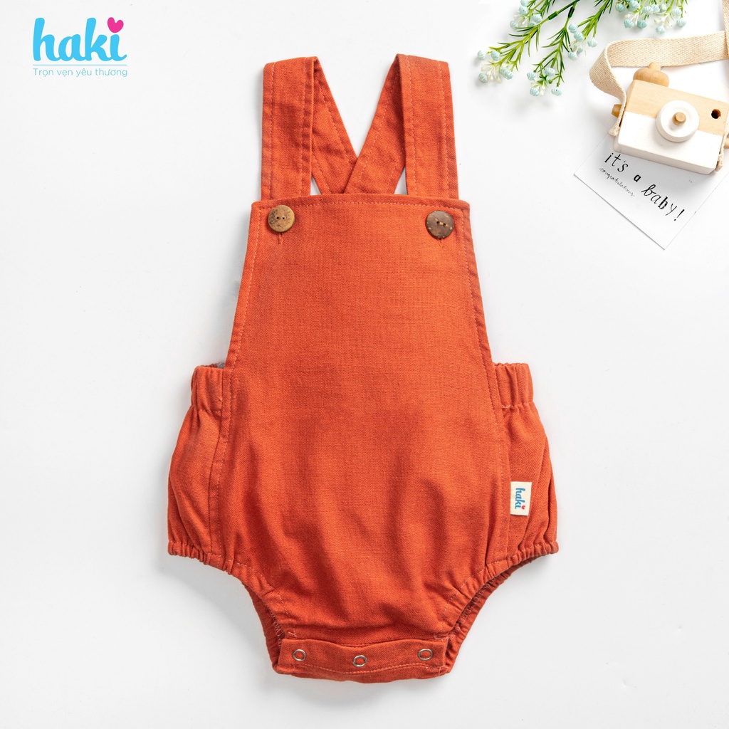 Set body yếm liền thân cho bé trai bé gái từ 6-13kg đi chơi chụp ảnh Haki BL001