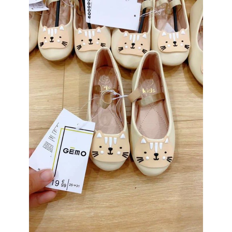 Giày Mèo Gemo Xuất Âu dư xịn cho bé gái