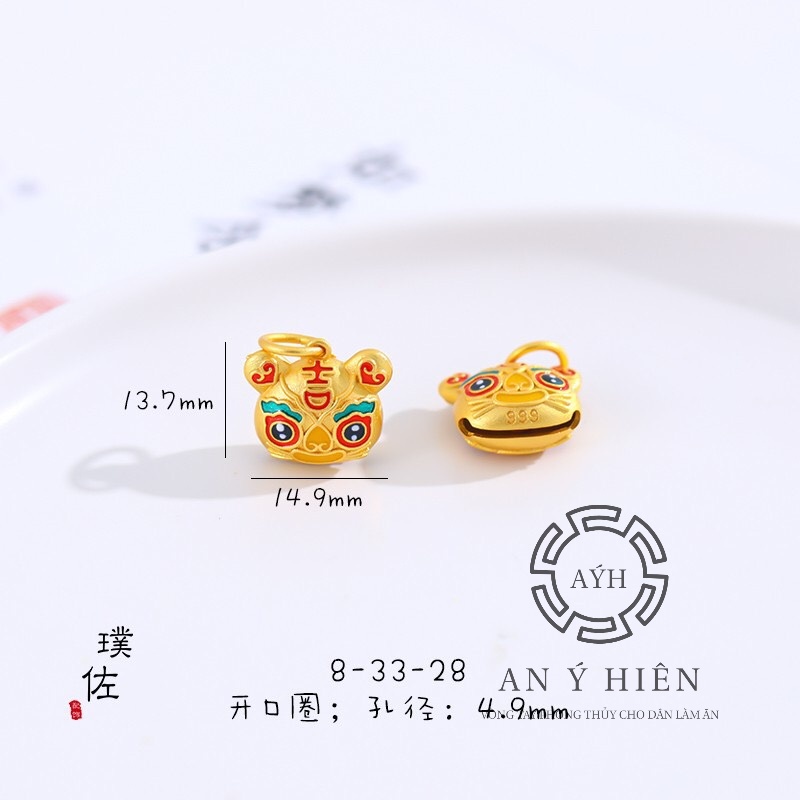 Charm Hổ tài lộc #C447( An Ý Hiên)