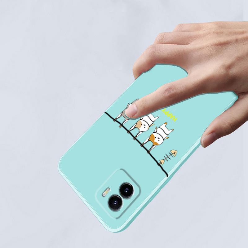 Ốp lưng VIVO Y15S VIVO Y15A Ốp Điện Thoại Silicone Mềm Mịn Bảo Vệ Cho VIVO Y15S VIVO Y15A LSMM01 viền vuông cute