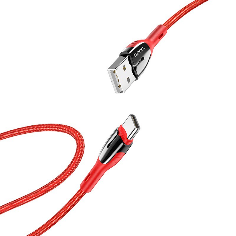 Cáp Sạc TYPE C Hoco U89 Cho Android Dây Dù 1.2M - BH 1 Năm Chính Hãng  - Hưng Long PC