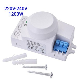 Công tắc Cảm biến chuyển động Vi sóng xuyên tường - Microwave Wave Radar Sensor Motion Switch