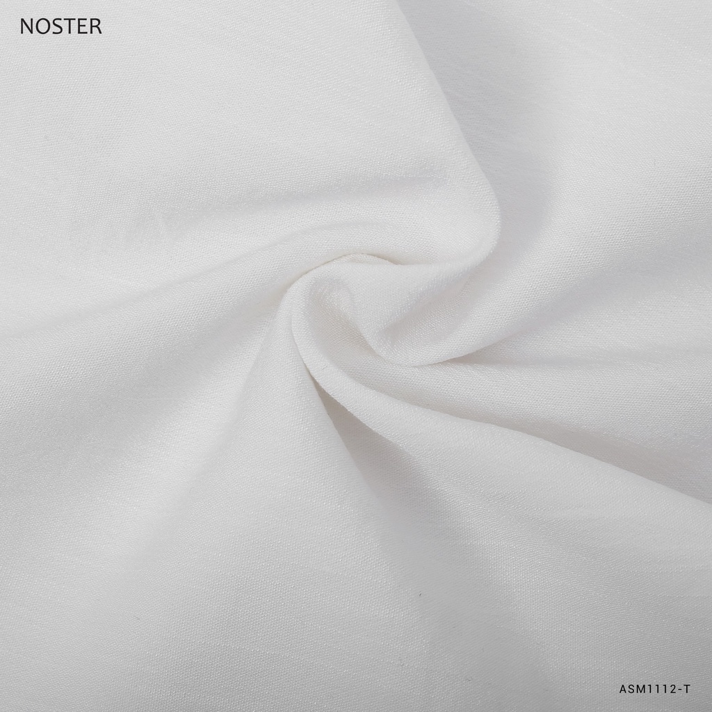 Áo sơ mi nam dài tay cổ tàu, vải linen mềm mại, kiểu dáng basic - Thương hiệu NOSTER mã ASM1112