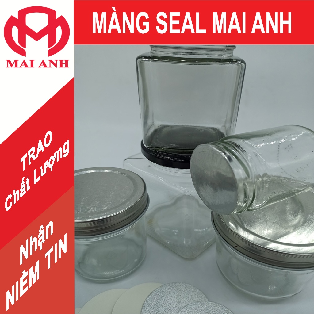 Màng seal hũ thủy tinh, màng seal, màng seal nhôm cho hũ thủy tinh