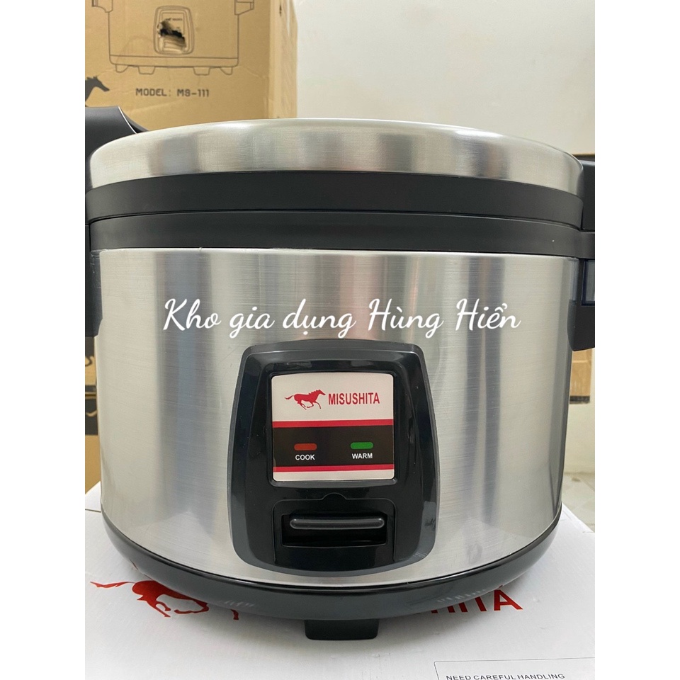 Nồi cơm điện Misushita MS-111 Công suất 1900W Dung tích 5,6L (Nấu được 5-6kg gạo) - Hàng chính hãng