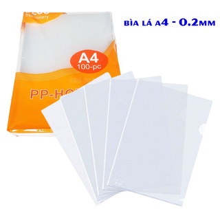 Bìa Lá A4/F4 Plus (Bìa Lá PP Holder A4 CL 0.2mm)
