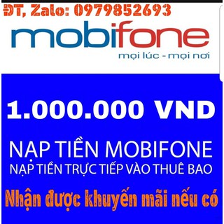 Thẻ Cào MOBIFONE 1.000.000VND