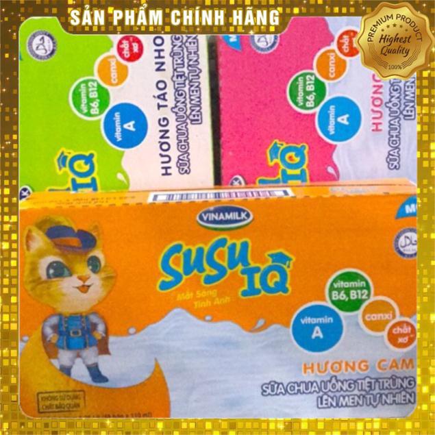 Thùng 48 hộp SUSU sữa chua uống 110ml cam/dâu/táo