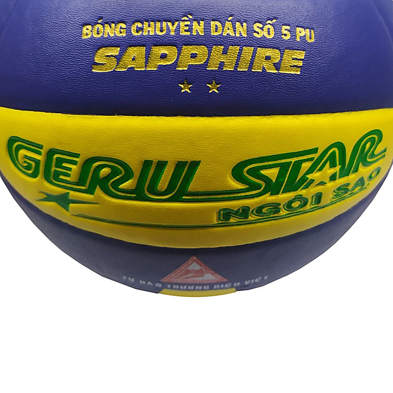 Bóng chuyền dán Gerustar Số 5 - Sapphire (2 sao)