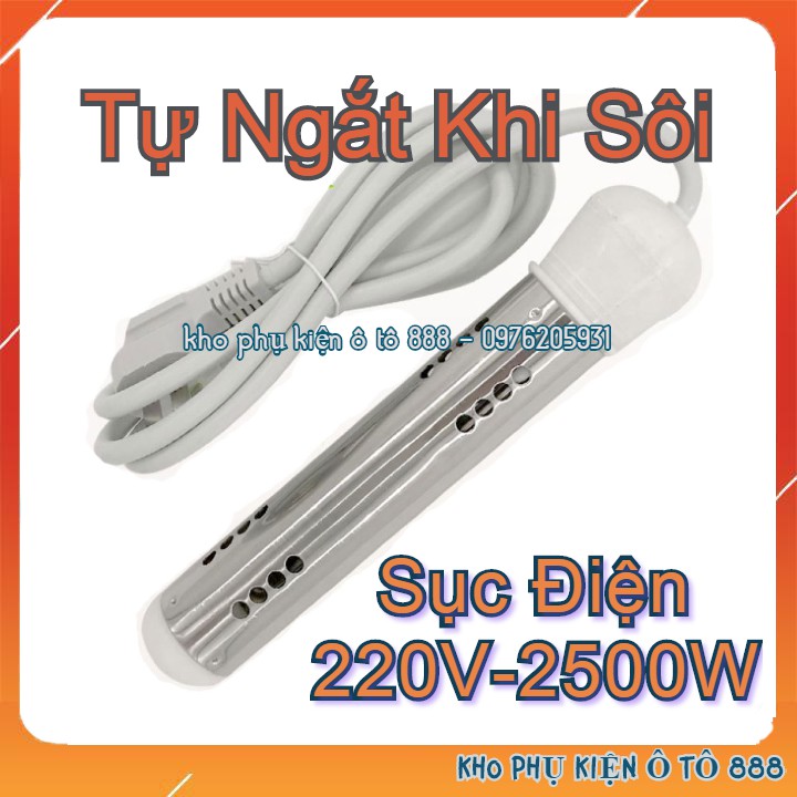 [FREESHIP] Sục Điện 220V, Sục Đun Nước An Toàn Tự Động Ngắt Nguồn Khi Sôi