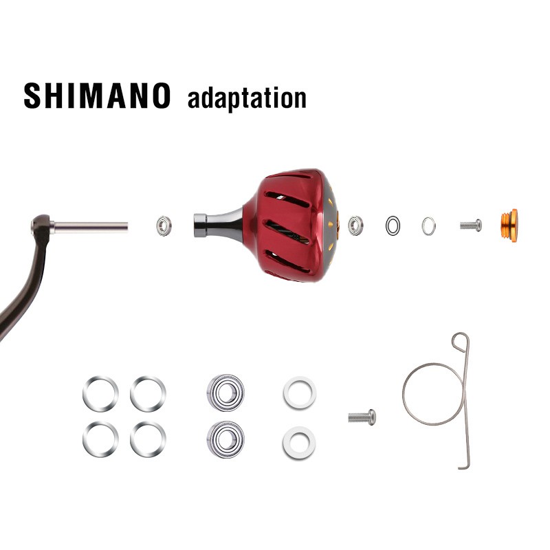 Tay quay máy câu cá Shimano 35mm 38mm 41mm