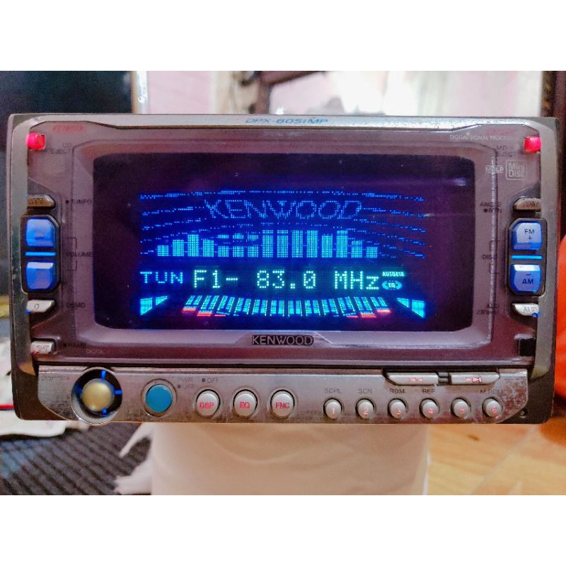 Đầu radio CD MD Kenwood made in japan.Lắp chung cho tất các xe