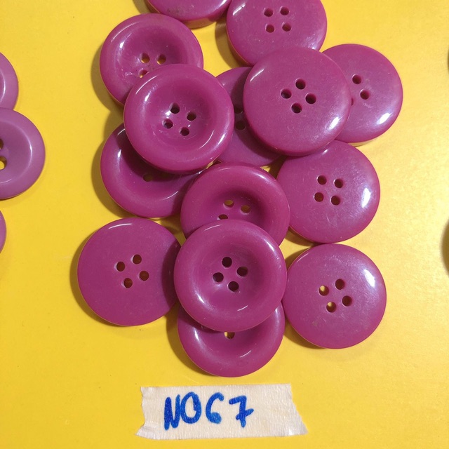 Combo 5 nút áo hồng tím size to N066-N059 | BigBuy360 - bigbuy360.vn