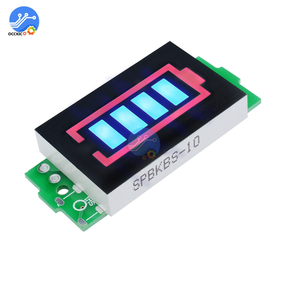 BMS 1S 2S 3S 4S 6S 7S 18650 Li-po Lithium Battery Capacity Indicator Module Meter Power Level Display Board Charge Accessory