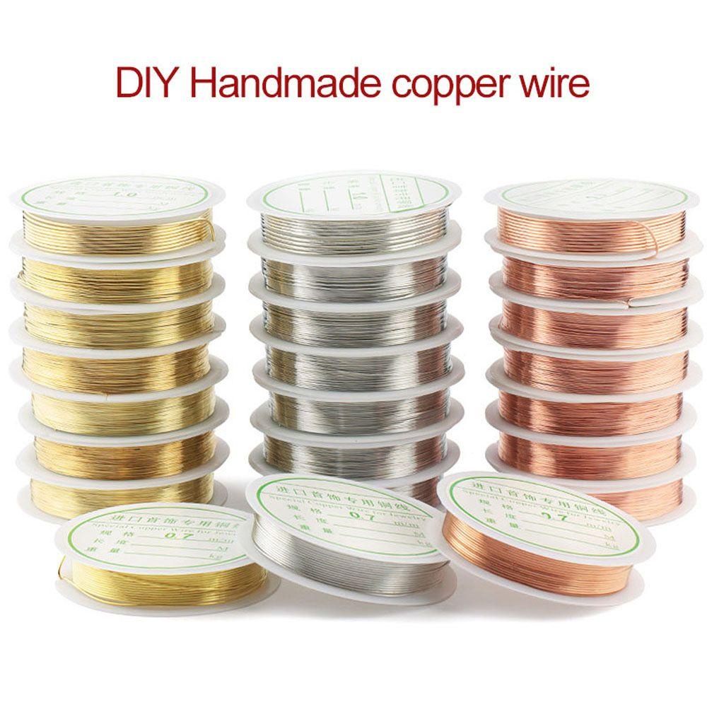 HARRIETT Cuộn Dây Xỏ Hạt Cườm Màu Sắc Đẹp Mắt 0.2 / 0.25 / 0.3 / 0.4 / 0.5 / 0.6 / 0.8 / 1mm