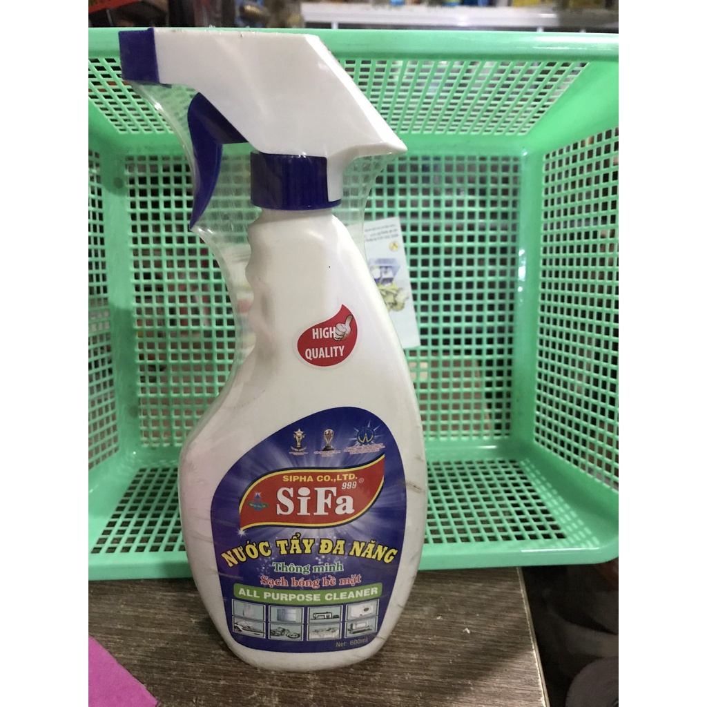 Chất tẩy rửa đa năng SIFA - đồ dùng sạch bóng, chai 600ml