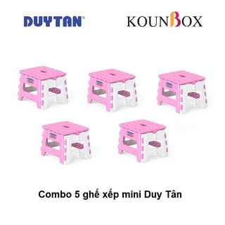 Combo 5 ghế nhựa xếp mini Duy Tân (22 X 18,3 X 16,4 cm) No.945.
