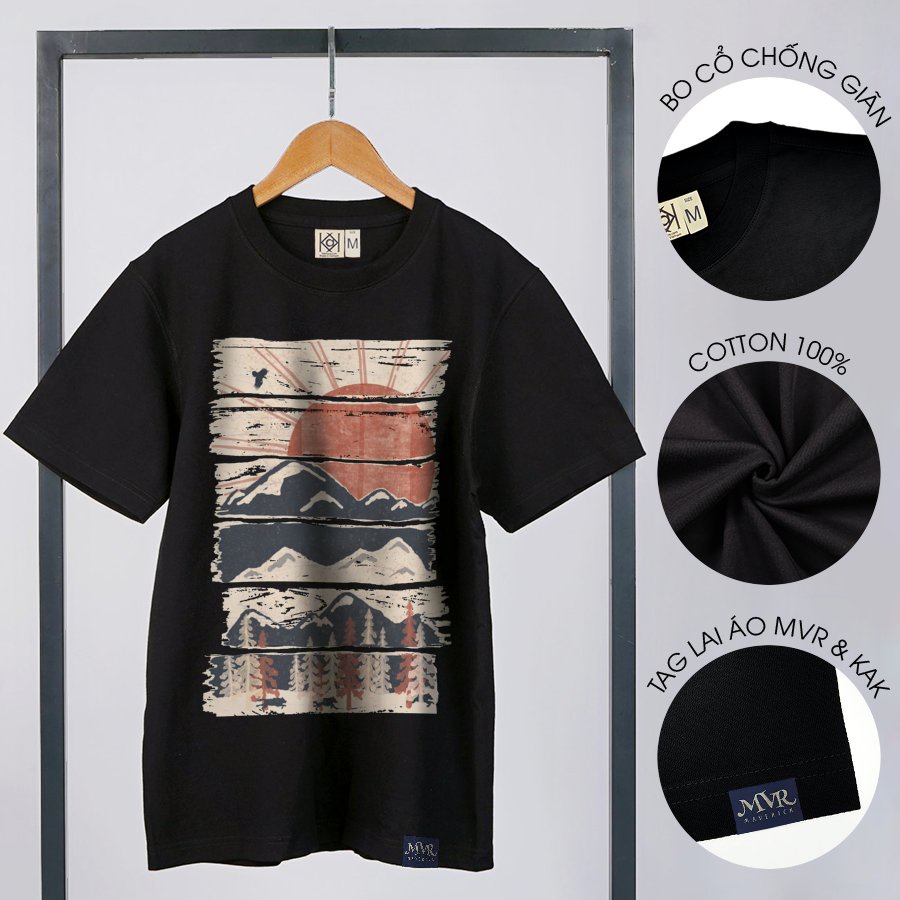 Áo thun nam nữ unisex Cotton thoáng mát nhật bản theo đuổi mùa đông MVR KK3908
