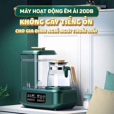 Máy tiệt trùng bình sữa đa năng C1 6 trong 1, sấy khô, bình đun sôi, máy hâm nóng, máy hấp