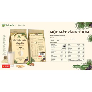 [Ba Lành] Bột mộc mát vàng thơm - Bột sữa hạt thuần chay (500g)