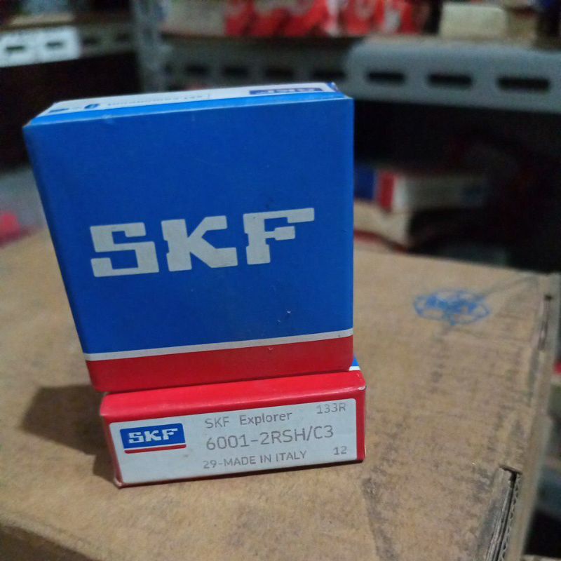 Vòng Bi 6001-2RSH C3 SKF Thám Hiểm Sản Xuất Tại Italily