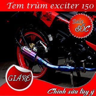 Tem Trùm Xe Exciter 150 ( Mới Nhất )