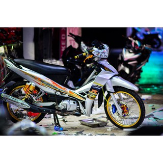 Decal Tem Xe Sirius Cam Bạc