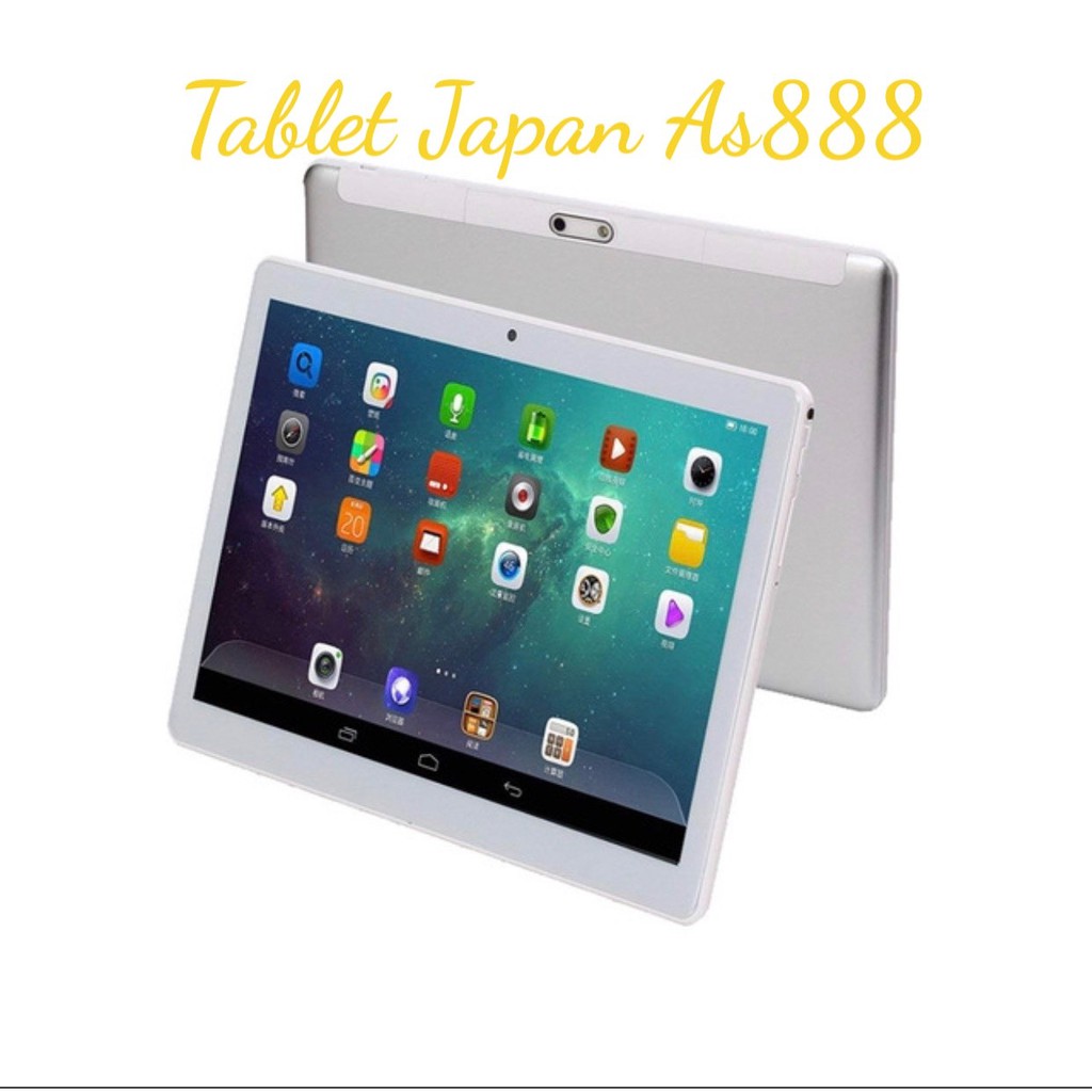 Tablet Nhật Bản AS888 phiên bản 2020 Tặng kèm 1 mặt kính màn hình cảm ứng As888