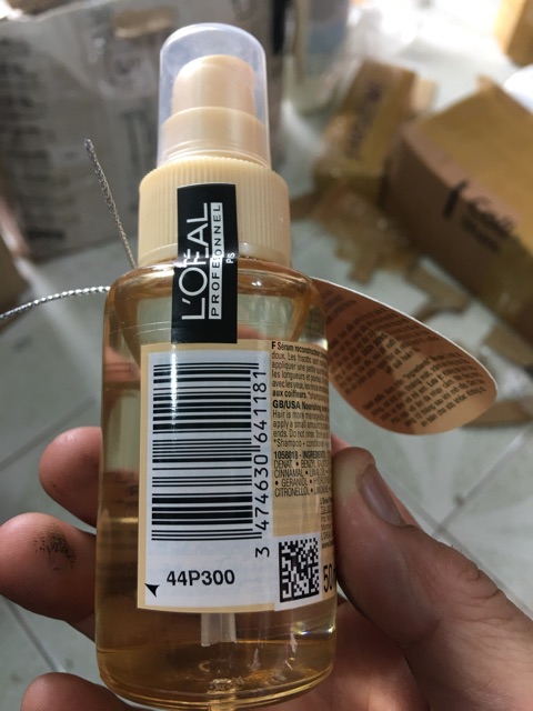 Tinh dầu serum L'oreal Absolut Repair Lipidium phục hồi tóc 3 tác động 50ml